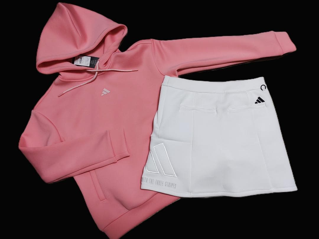 ⛳️adidas GOLF⭐ダンボールニット パーカー＆スカート セットアップ