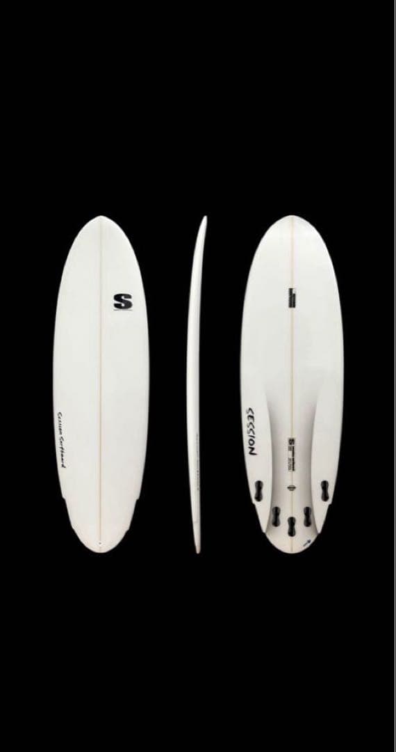 サーフィン・ボディボード SESSION BEVY HOPPER CLEAR 5.11 35.3L