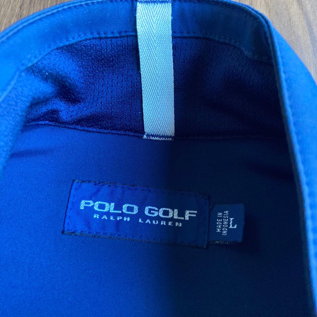 【美品】POLO GOLF ポロゴルフ　ナイロンベスト　後ろ襟　ロゴ❗️