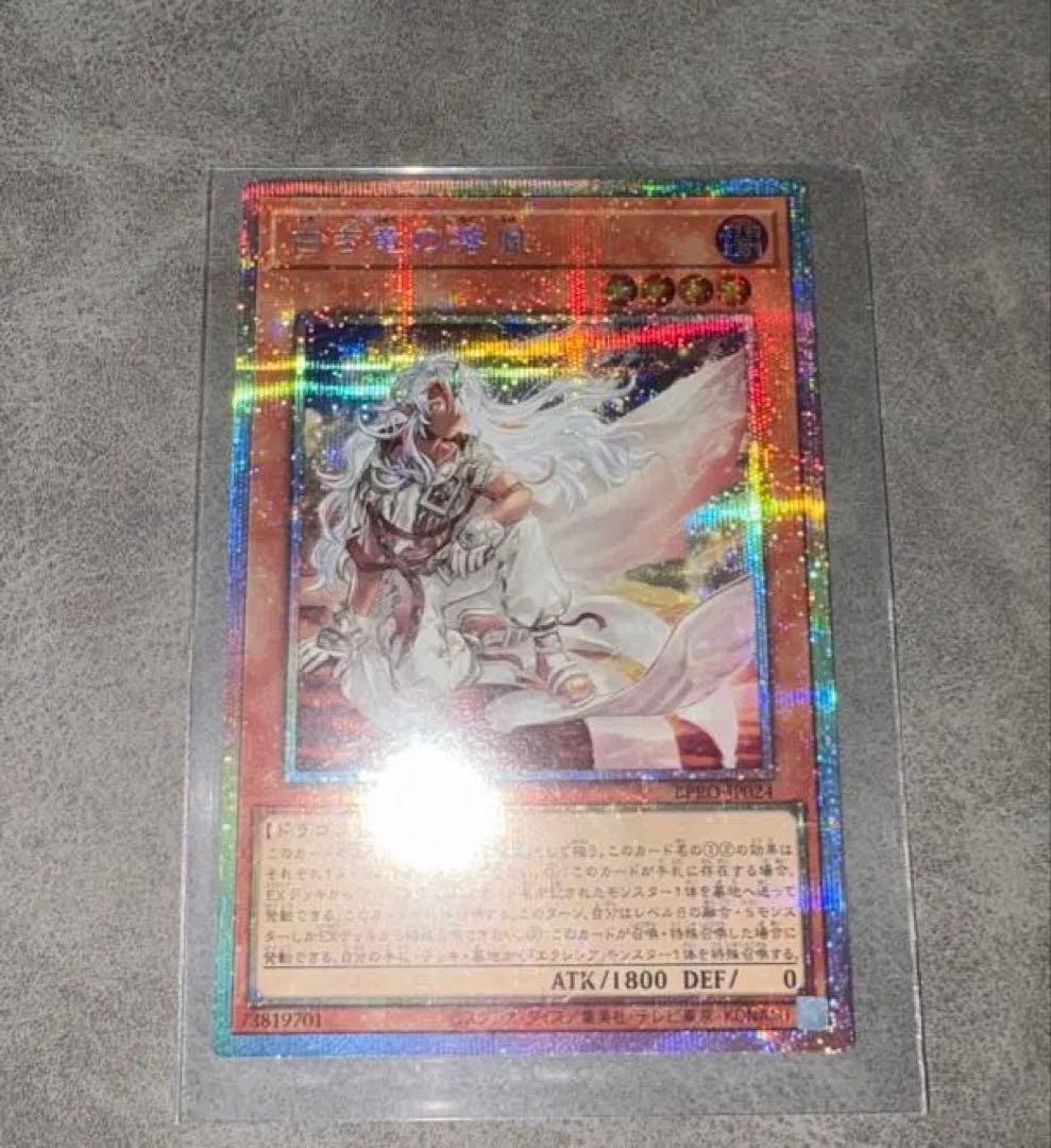 早い者勝ち❗️遊戯王　白き竜の落胤　プリズマティックシークレットレア1枚