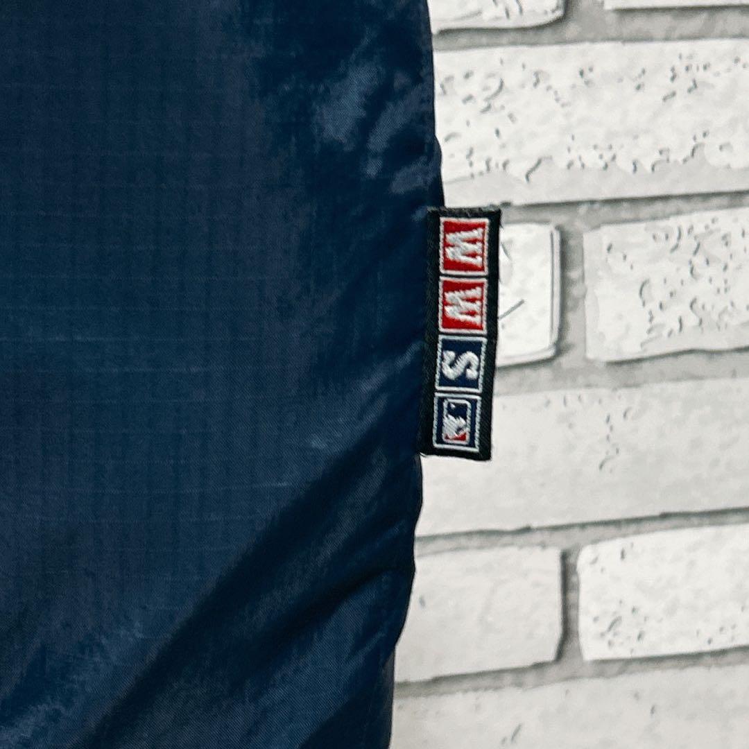 《人気》MLB☆ヤンキース キルティングジャケット ビッグロゴ XL ネイビー