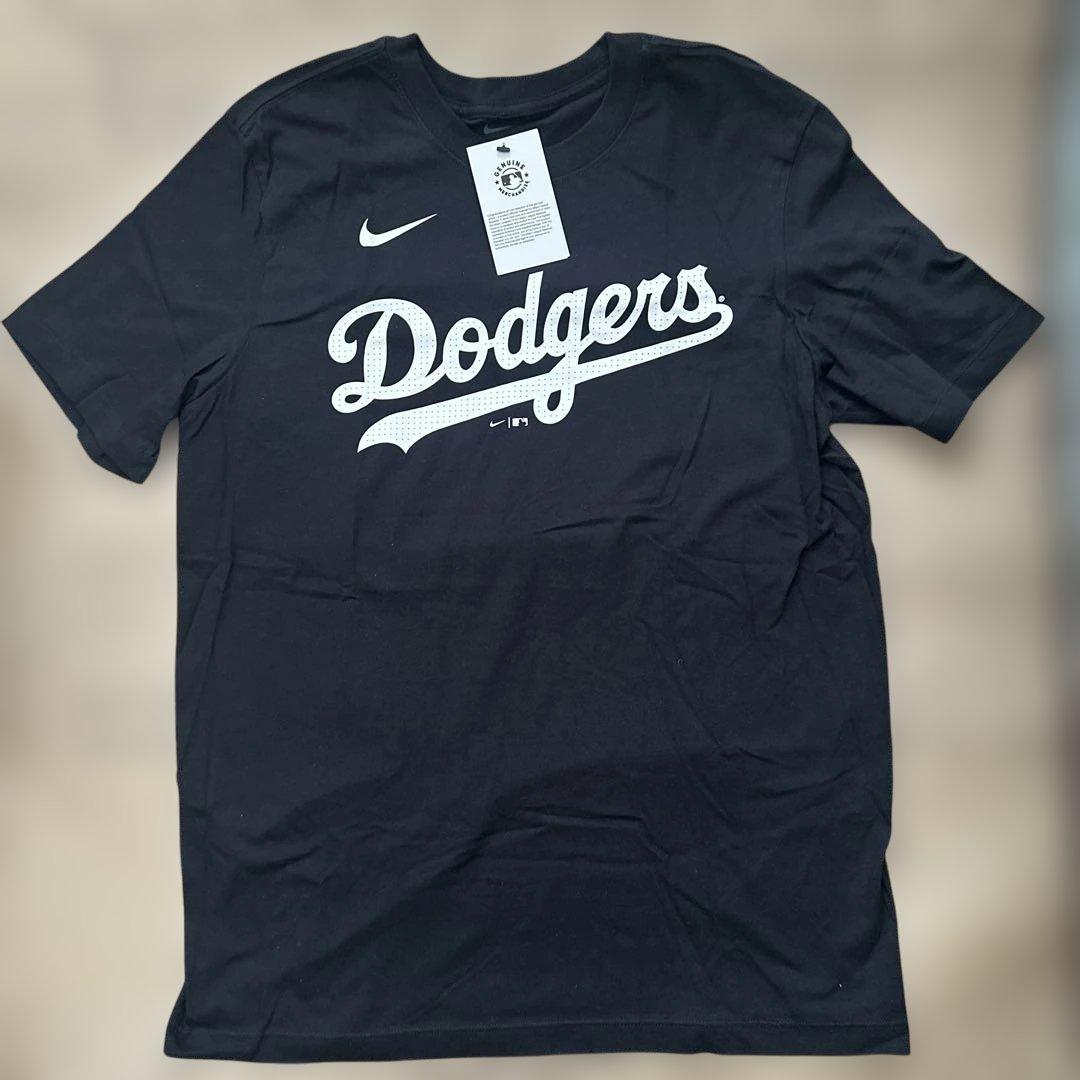 [新品タグ付き]NIKE ナイキ　ドジャース　公式　大谷翔平　Tシャツ　ブラック