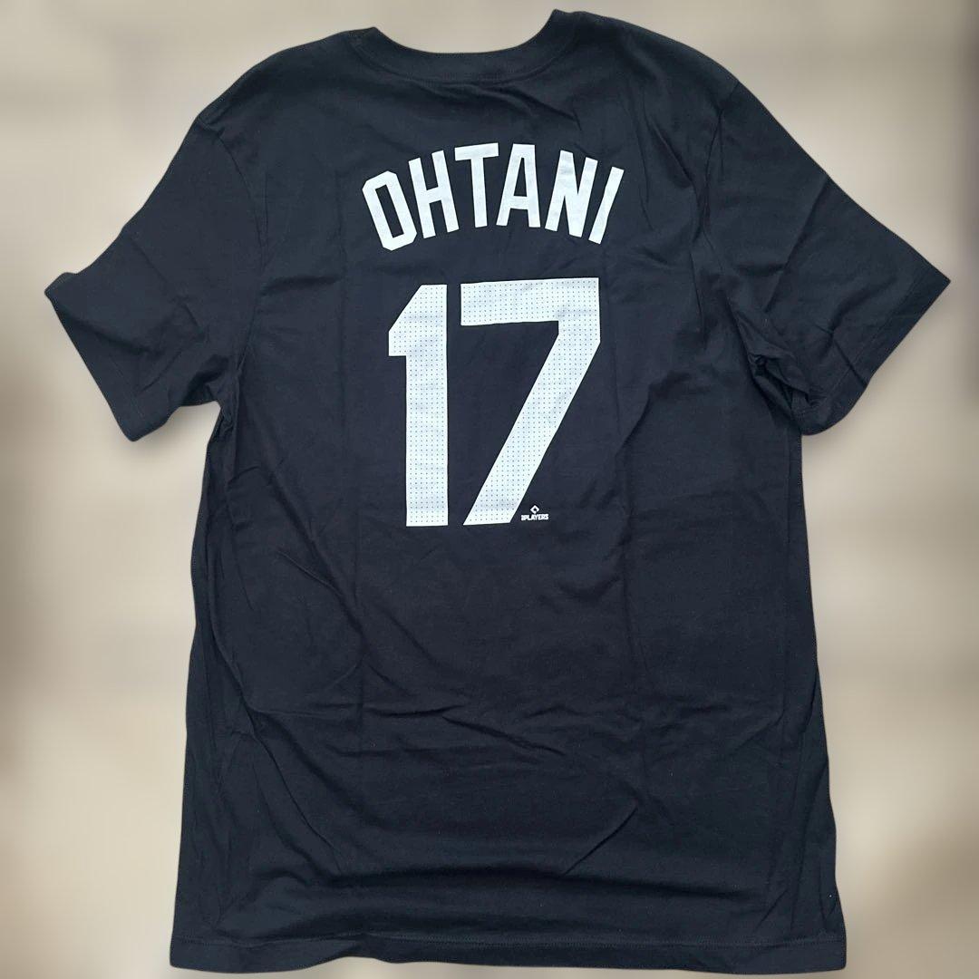 [新品タグ付き]NIKE ナイキ　ドジャース　公式　大谷翔平　Tシャツ　ブラック