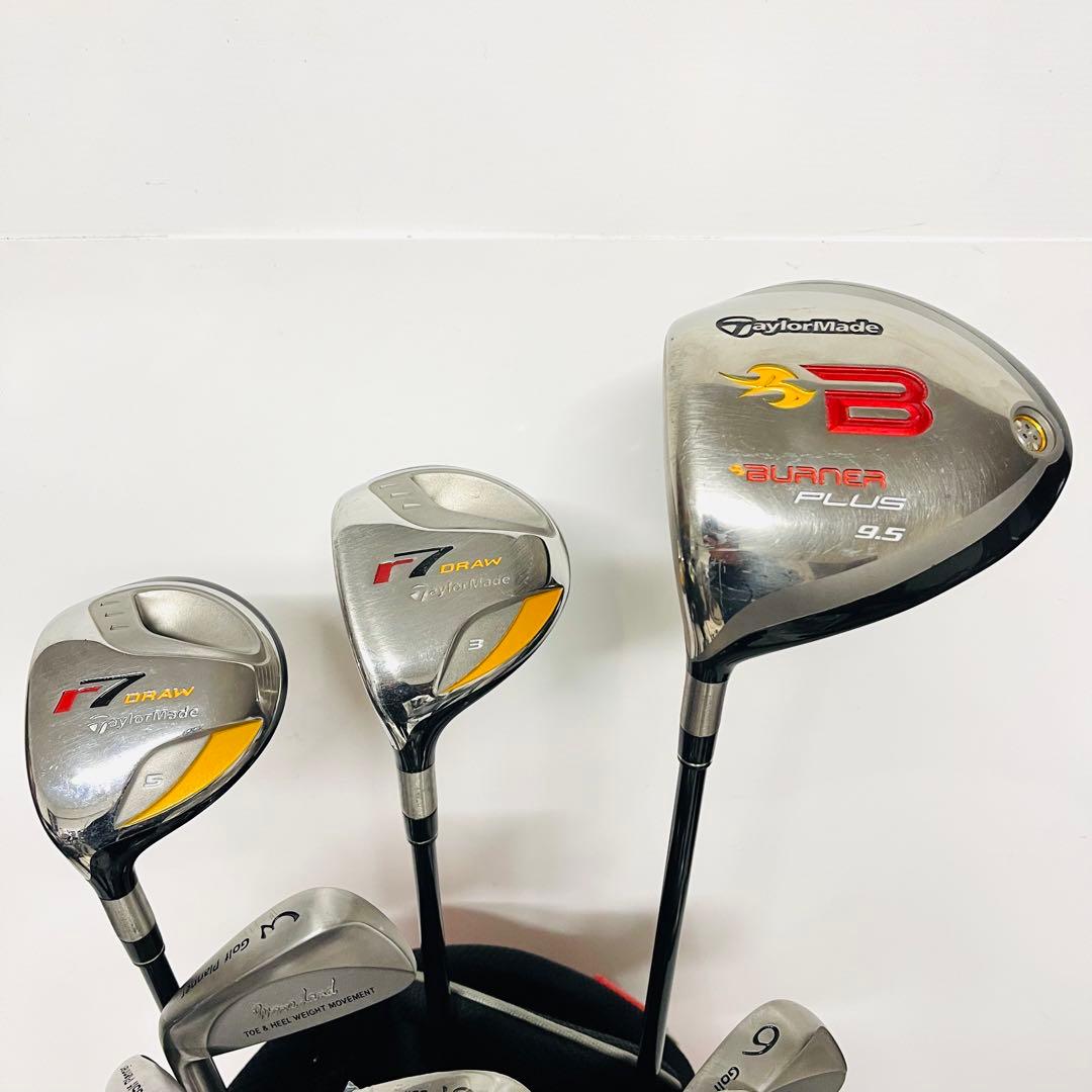 一部未使用 左利き テーラーメイド レフティ ゴルフセット クラブセット 左