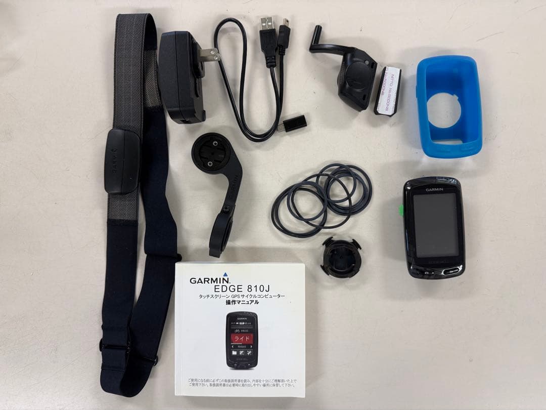 GARMIN EDGE 810J サイクルコンピューター 本体とセンサー類