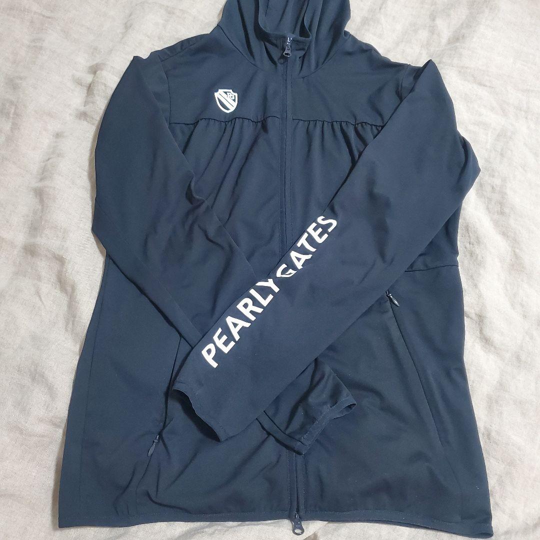 美品　PEARLY GATES UVカット パーカー サイズ0　ネイビー