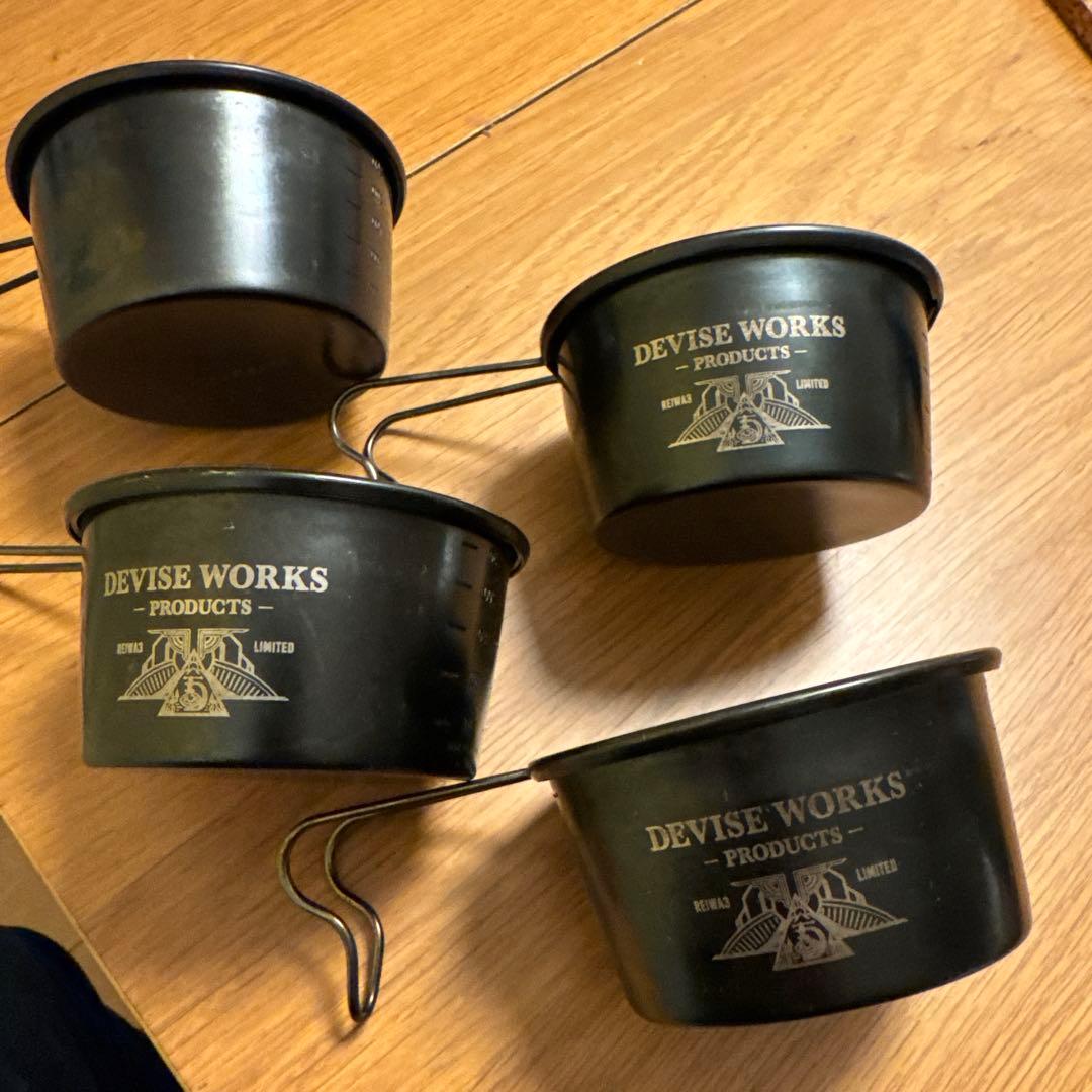 こ*う様 DEVISE WORKS PRODUCTS シェラカップ 4個セット