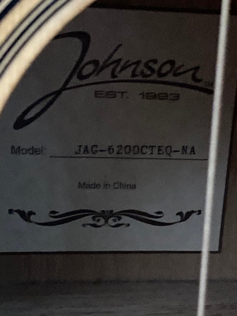 ギター Johnson EST.1993 electro-acoustic guitar