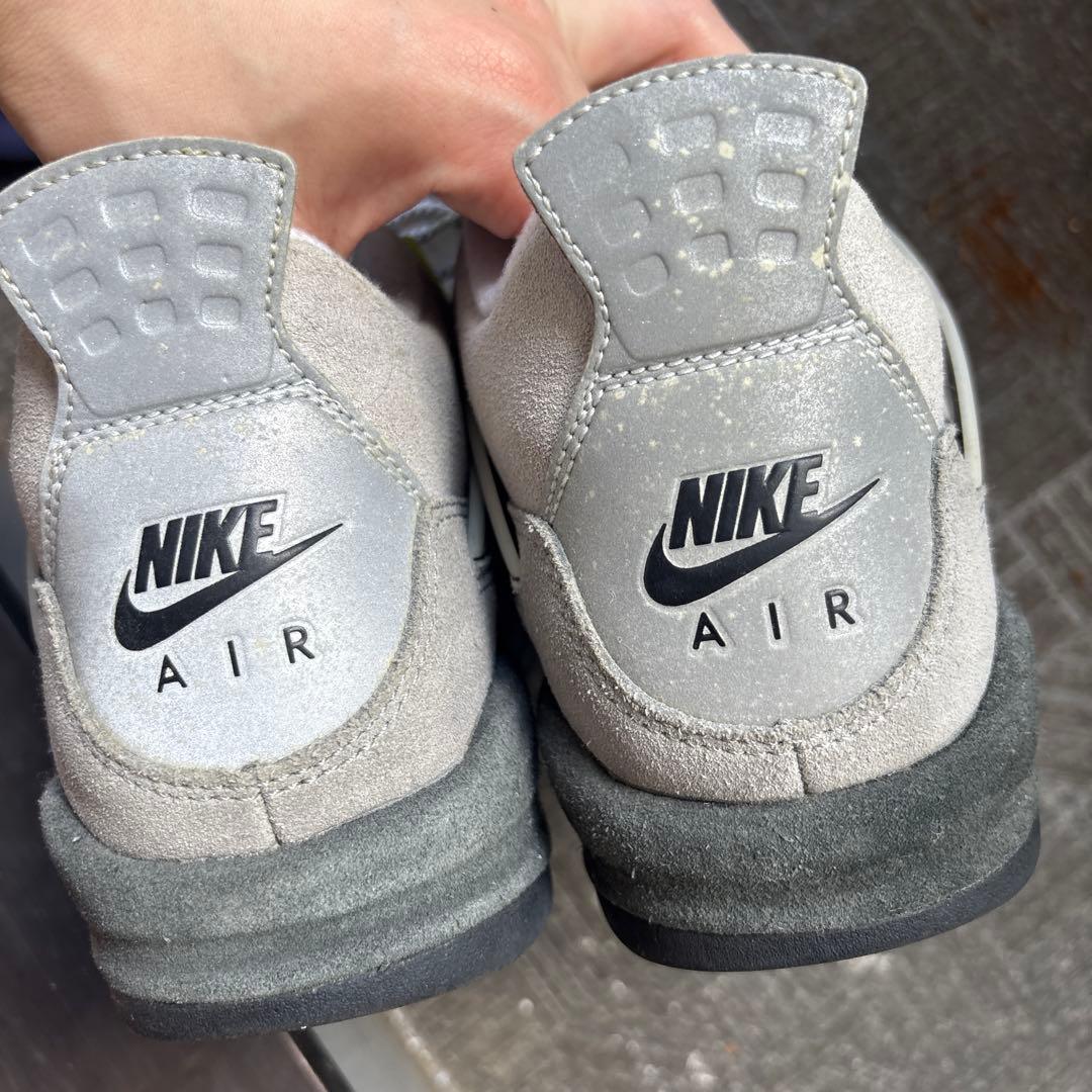 Nike Air Jordan 4 グレー/イエロー