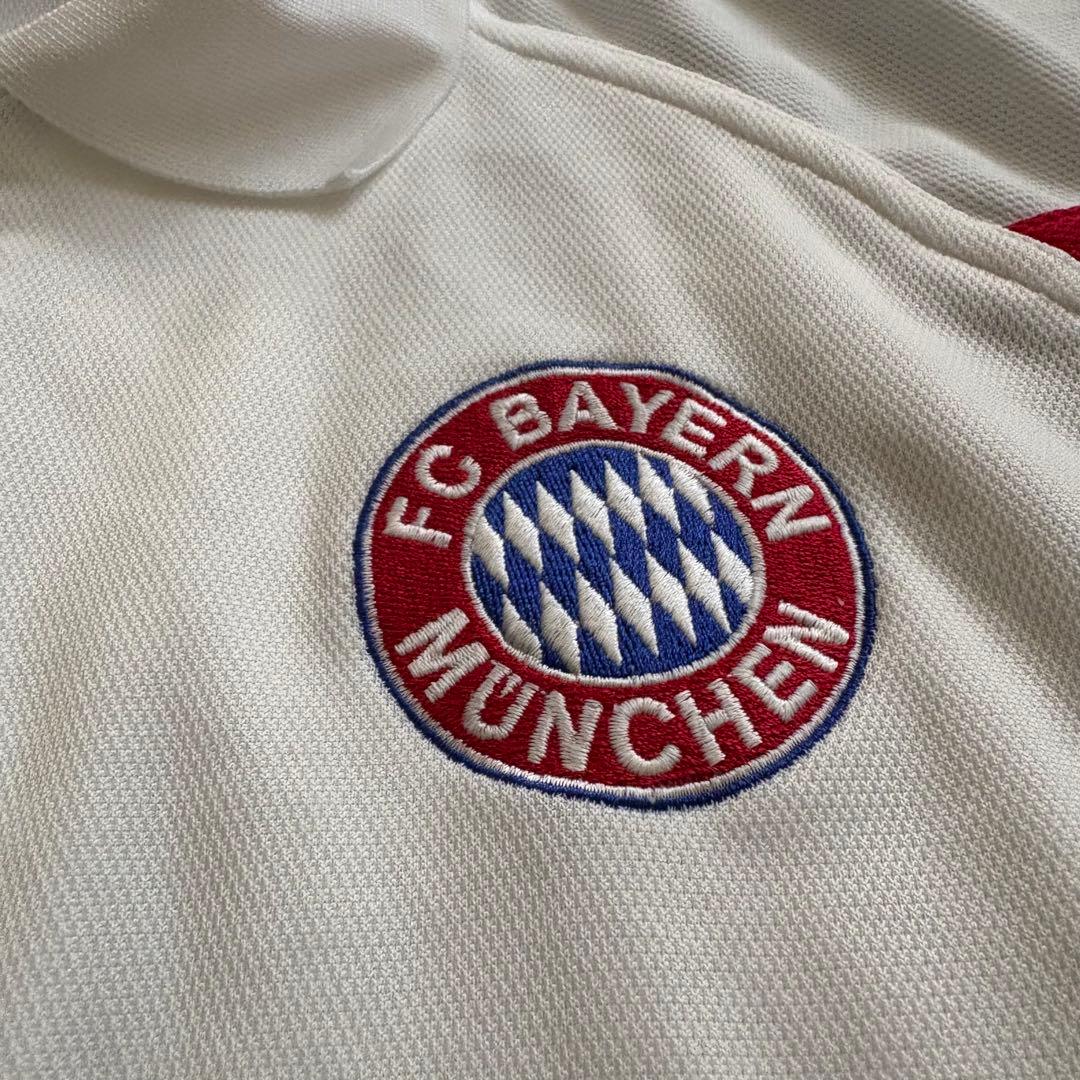 バイエルン　Bayern München adidas 白　XXL ポロシャツ