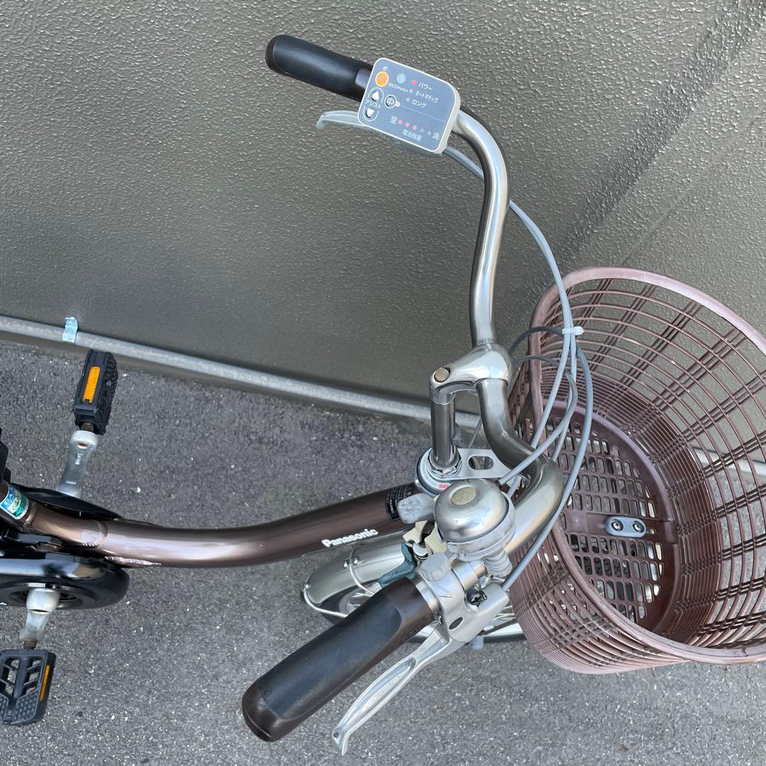パナソニック電動アシスト自転車20インチ ブラウン