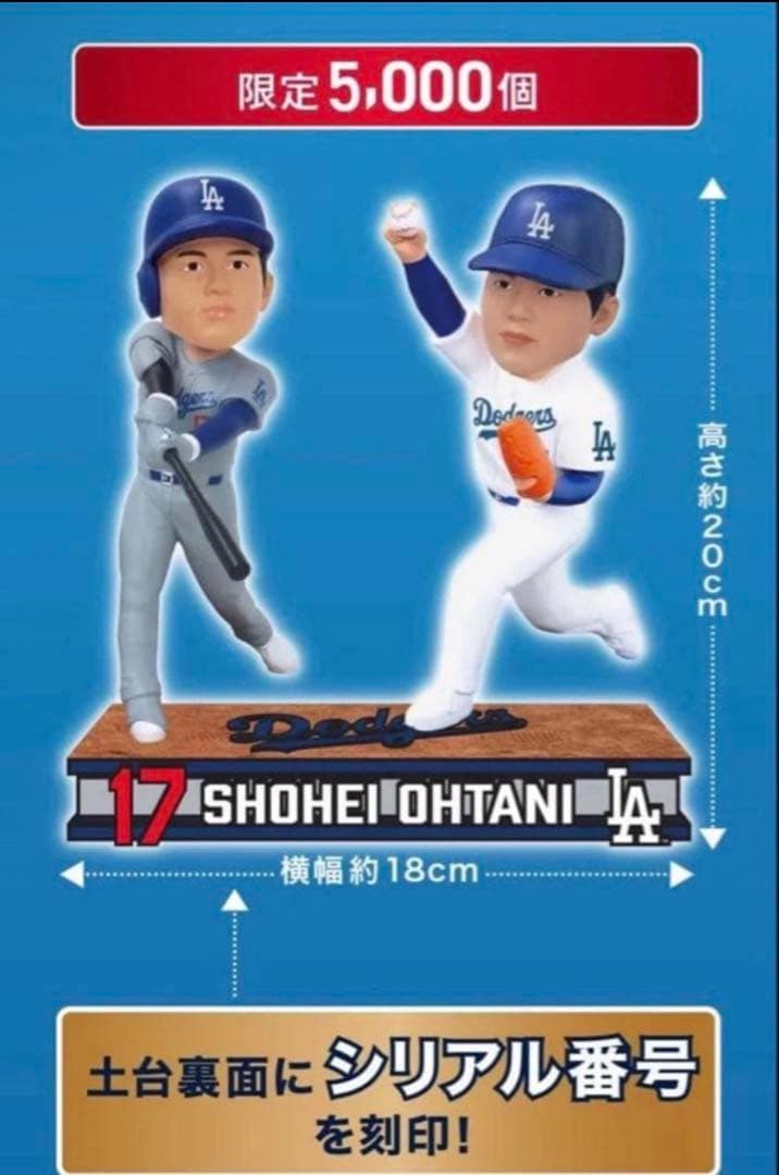 セブンイレブン限定　大谷翔平　 二刀流ボブルヘッド