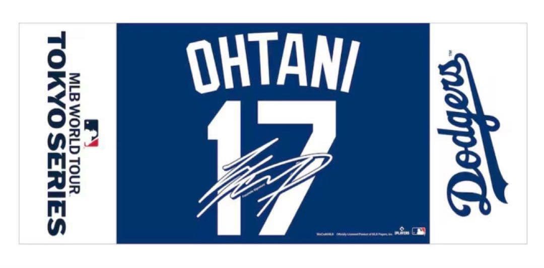 ドジャース 大谷翔平 MLB 東京シリーズ フェイスタオル セット【ばら売り可】