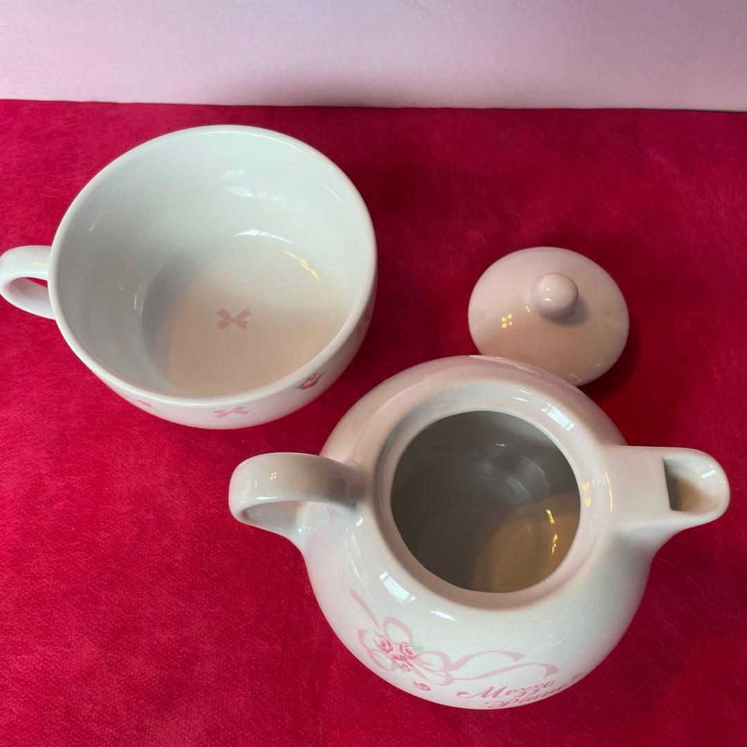 メゾピアノ　初期　ノベルティ　ティーポット　カップ　お皿　スプーン　お茶会セット