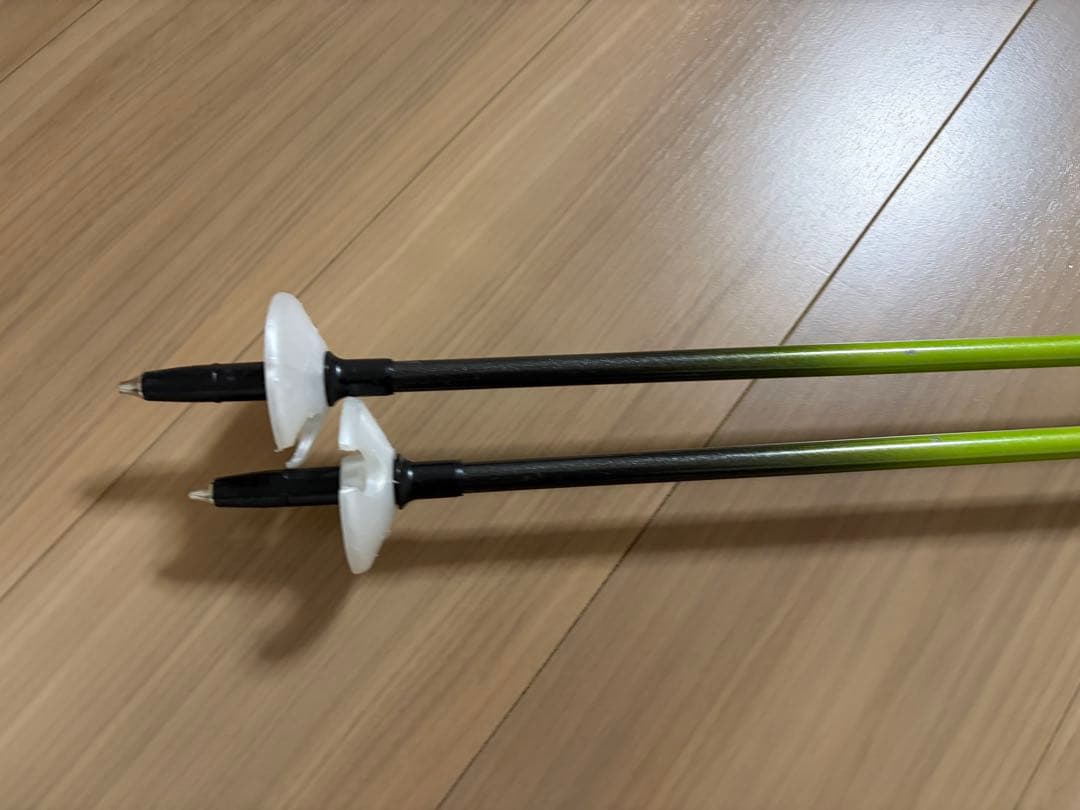 ★美品★お洒落　オガサカ スキーストック 収縮ポール　調整可能　デモ技術選