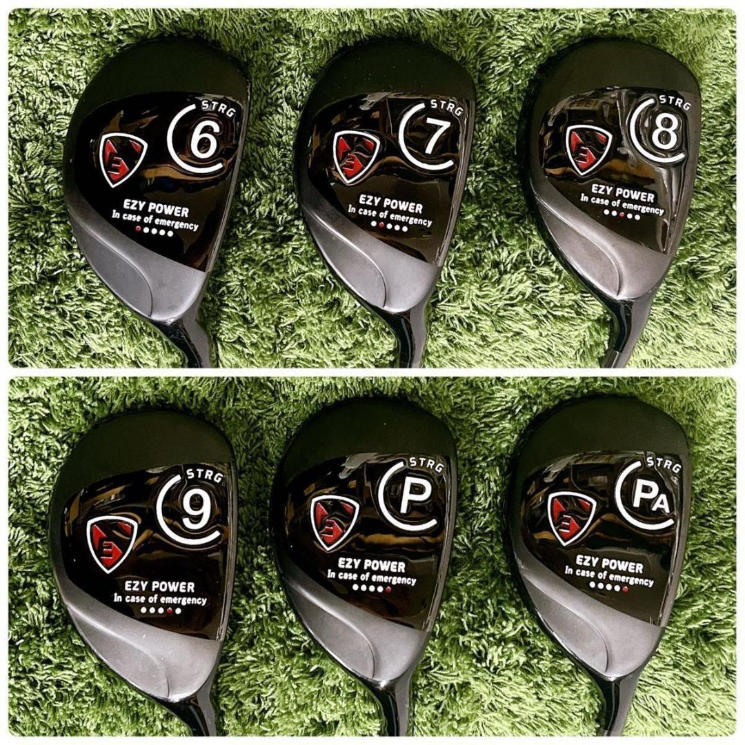 シニアゴルフ研究所 EZY POWER ユーティリティ アイアン 6本セット