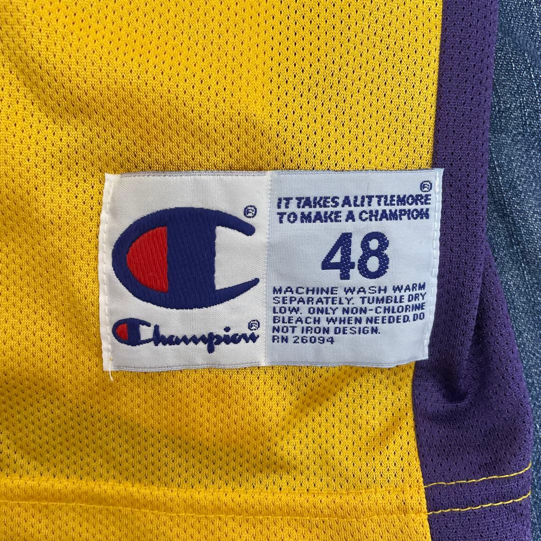 90s Champion レイカーズ　レプリカユニフォーム