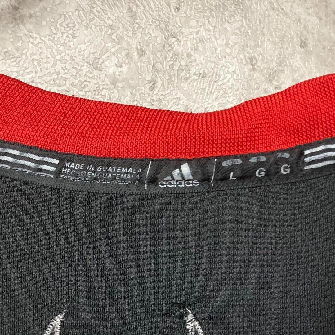 レア《アディダス》NBAシカゴブルズ 両面刺繍タンクトップ ユニフォーム/XL