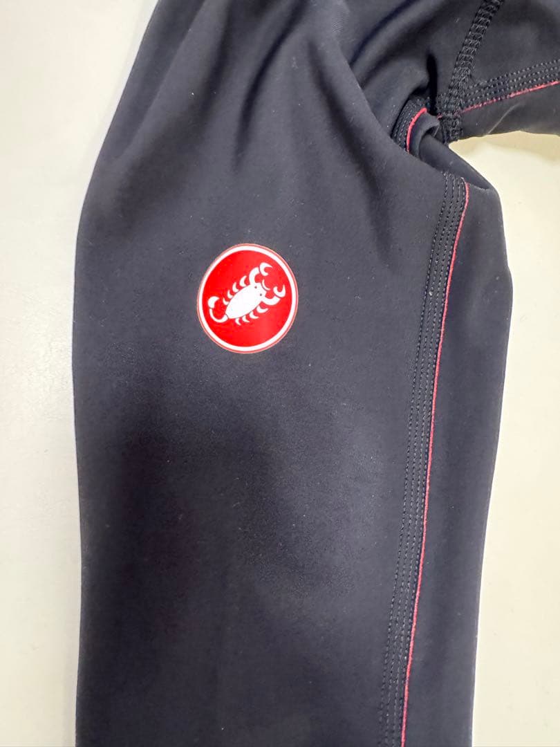 CASTELLI カステリ 裏起毛 ビブタイツ S