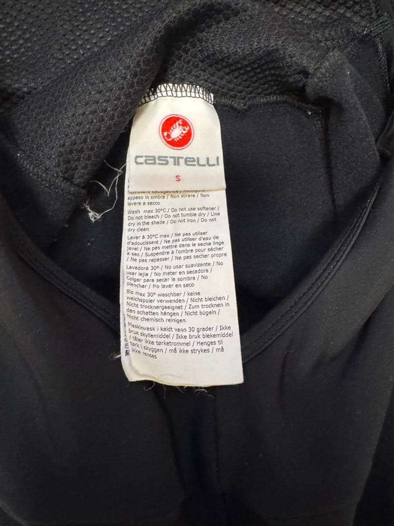 CASTELLI カステリ 裏起毛 ビブタイツ S