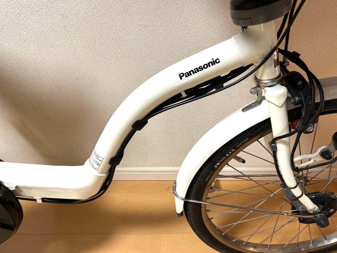 電動自転車　横浜　パナソニック　ギユットミニ 前後タイヤ新品　バッテリー2個