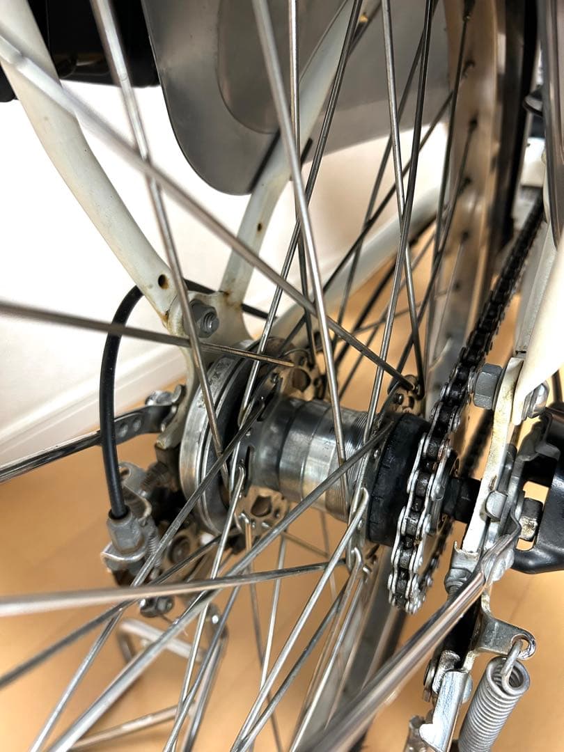 電動自転車　横浜　パナソニック　ギユットミニ 前後タイヤ新品　バッテリー2個