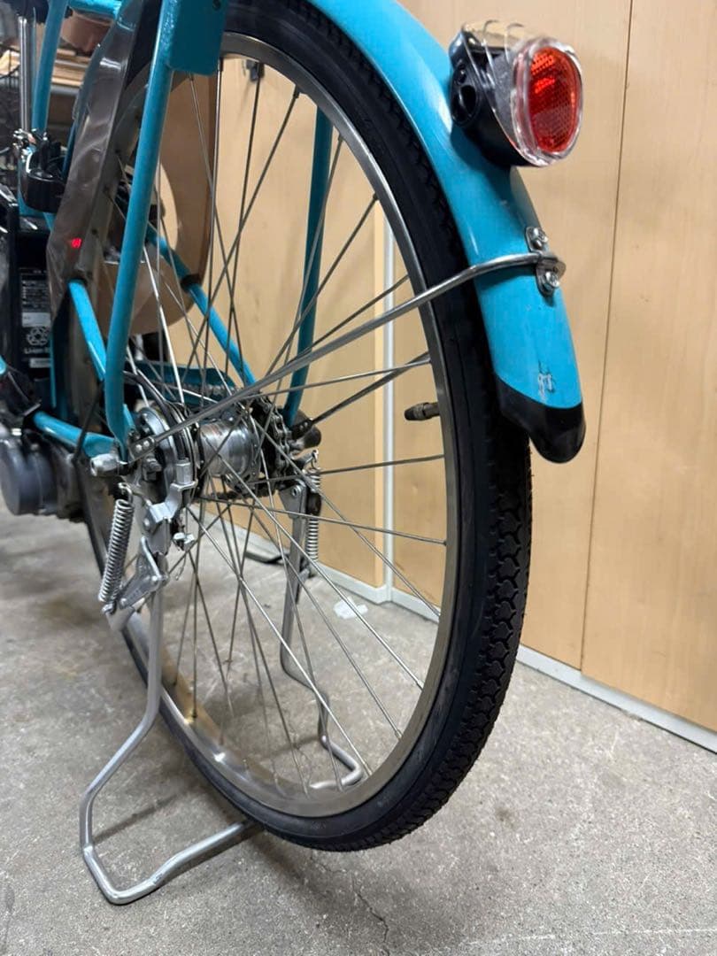 大阪府　Panasonic 電動アシスト自転車 シティタイプ 青　26インチ