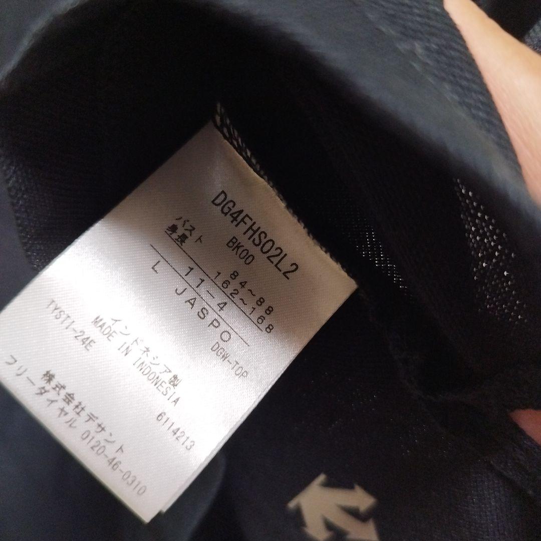 未使用に近い DESCENTE GOLF 春夏ドライ半袖シャツ 柏原明日架　黒