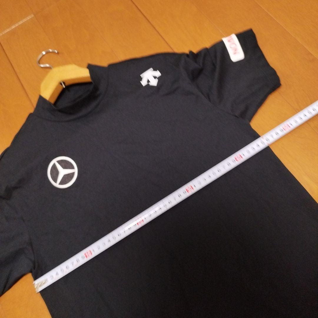未使用に近い DESCENTE GOLF 春夏ドライ半袖シャツ 柏原明日架　黒