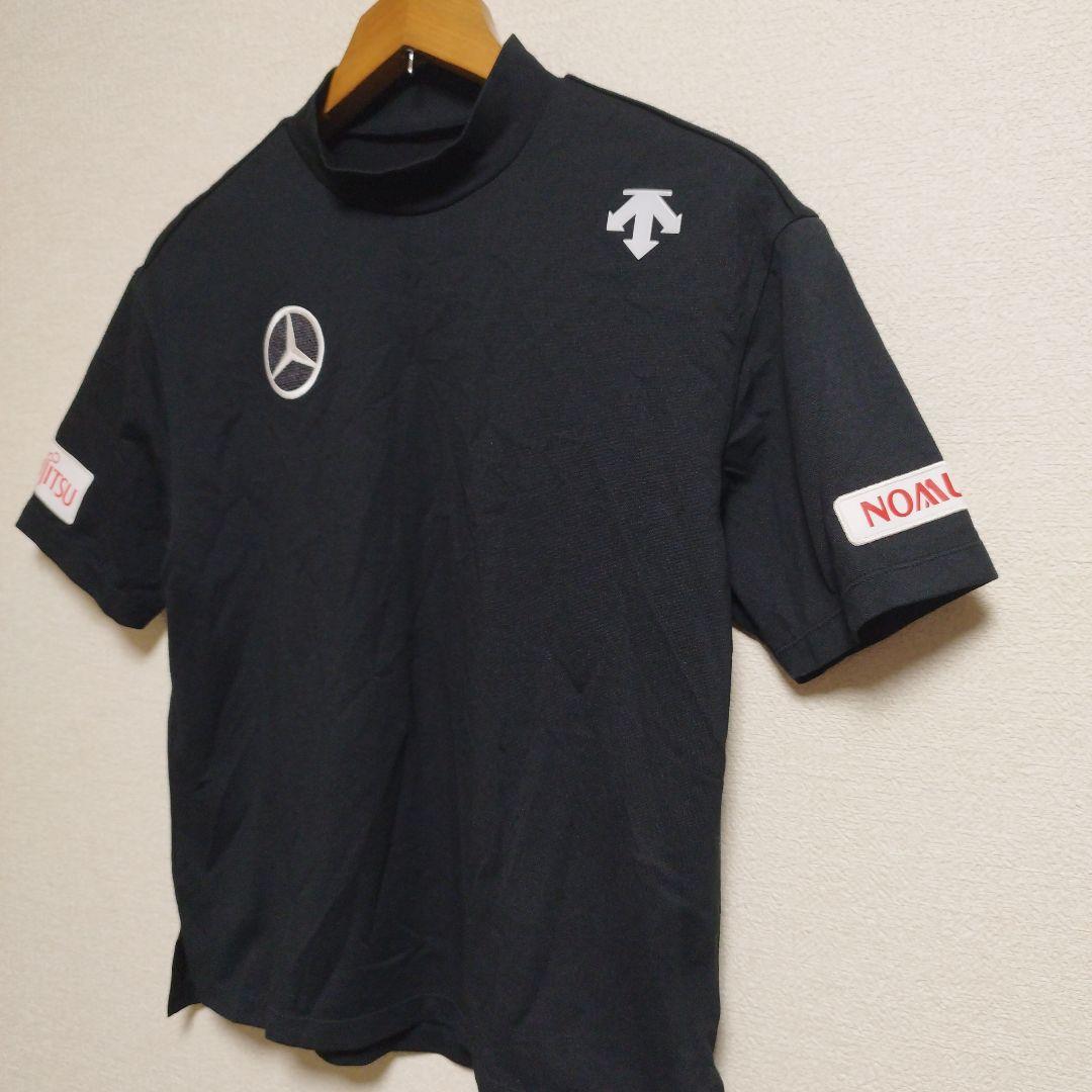未使用に近い DESCENTE GOLF 春夏ドライ半袖シャツ 柏原明日架　黒