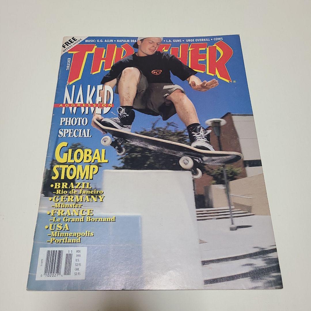 Thrasher magazine 1991 November  スケートボード
