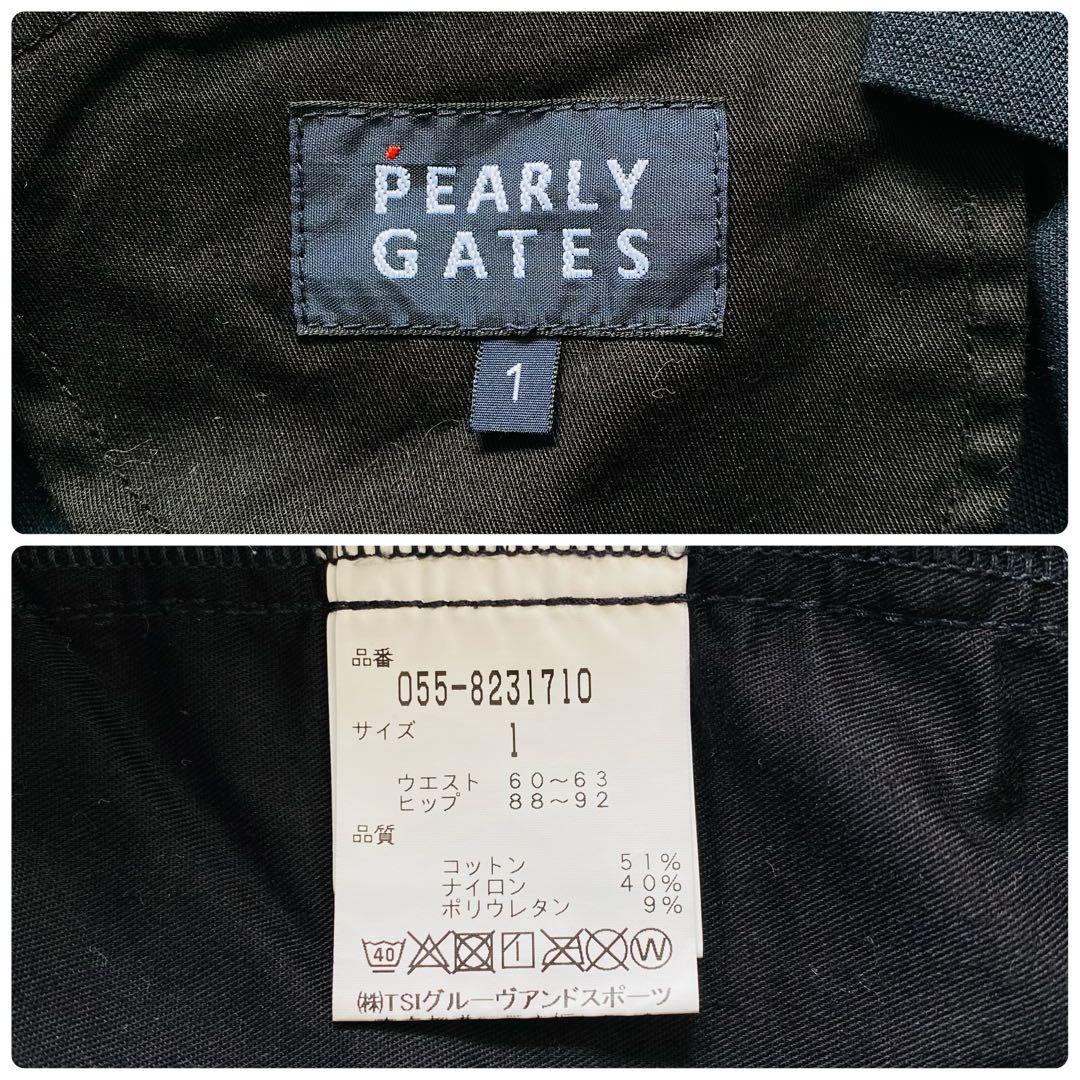 PEARLYGATES　89　パンツ　ゴルフウェア　シンプル　紺色　レディース1