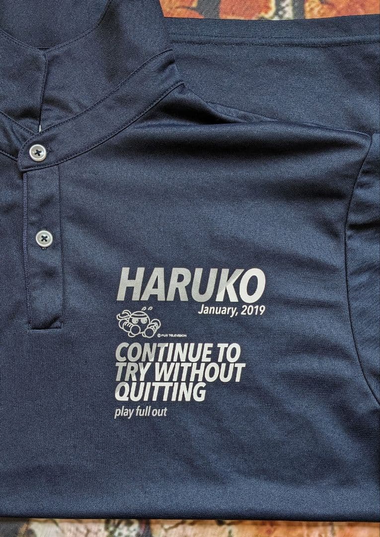 HARUKO 春高ポロシャツ ネイビー