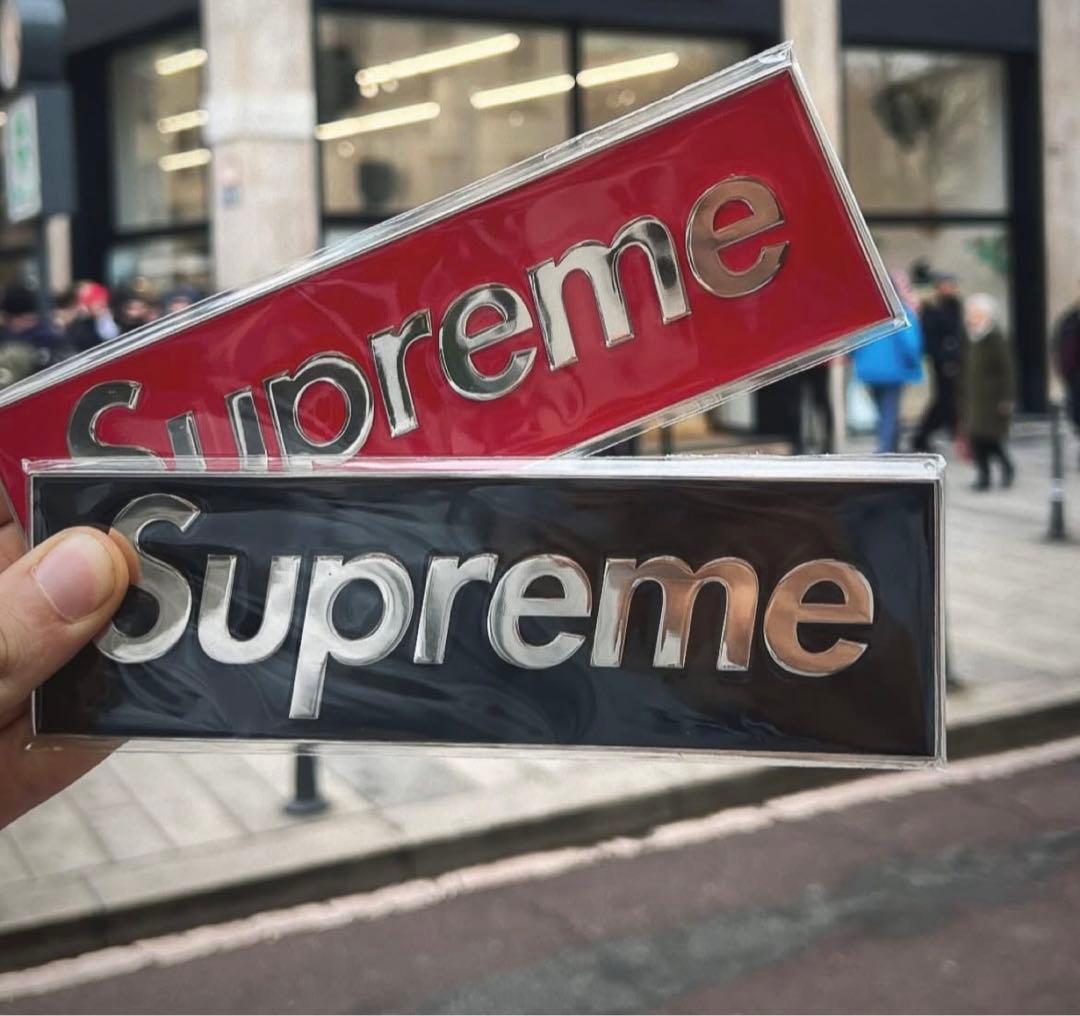 スケートボード Supreme Box Logo Car Emblem \"Black\"