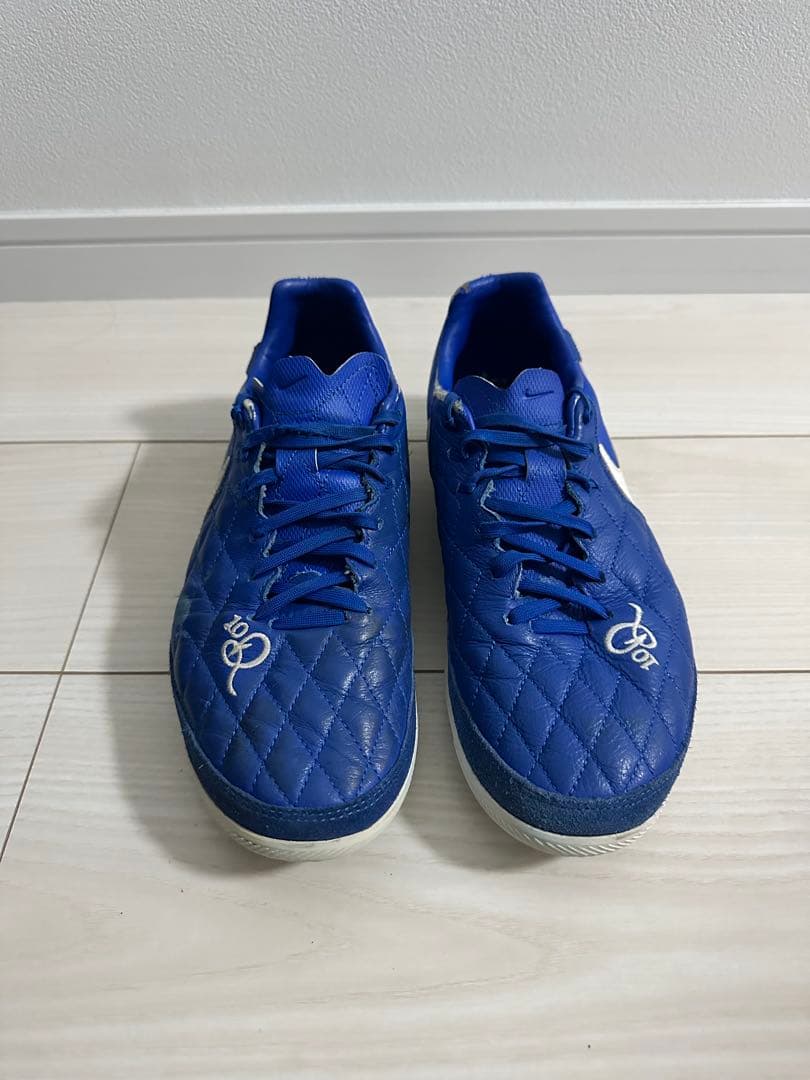値引き‼️Nike Tiempo フットサルシューズ ブルー