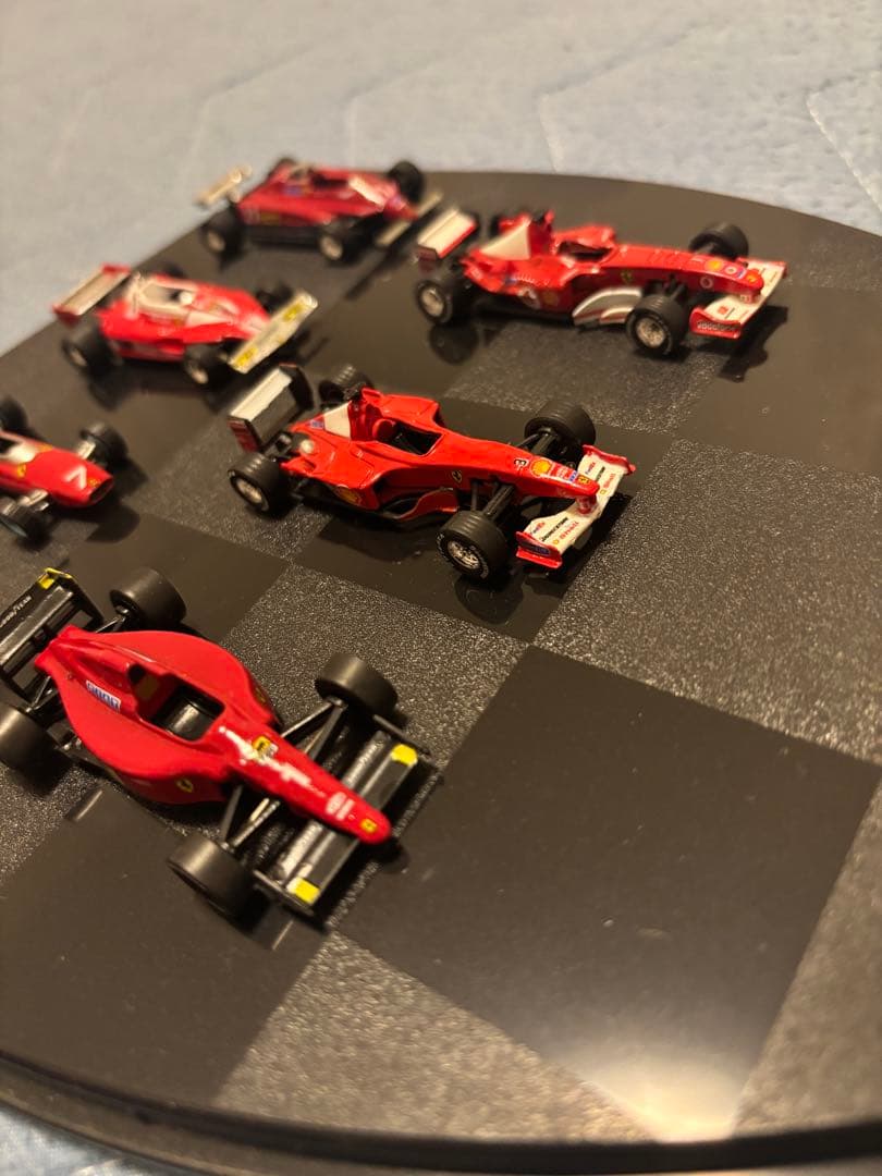 希少フェラーリ奇跡のF1コレクションミニカーセット 7台 専用ケース付き