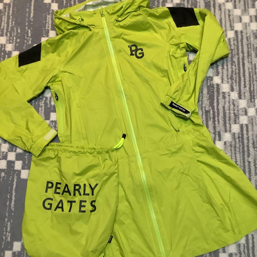 PEARLY GATES PG1989 蛍光イエロー レインウェア