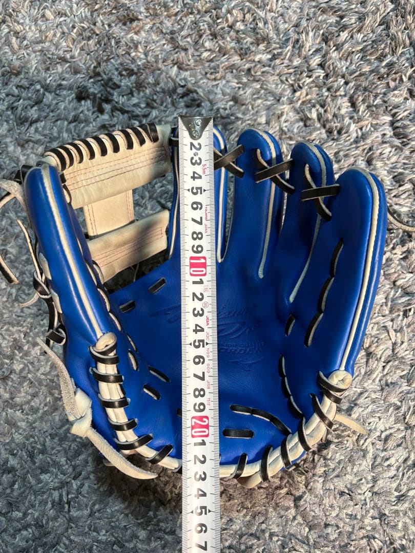 Mizuno Pro オーダーグローブ 軟式グローブ 青/白