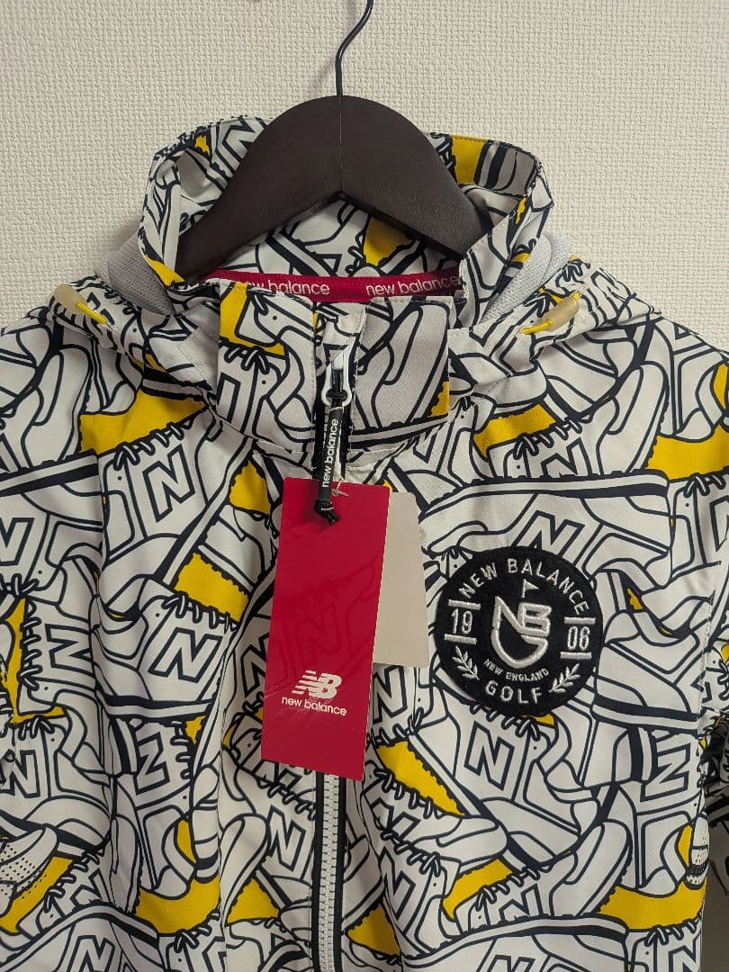 未使用　New Balance ゴルフジャケット グラフィックプリント