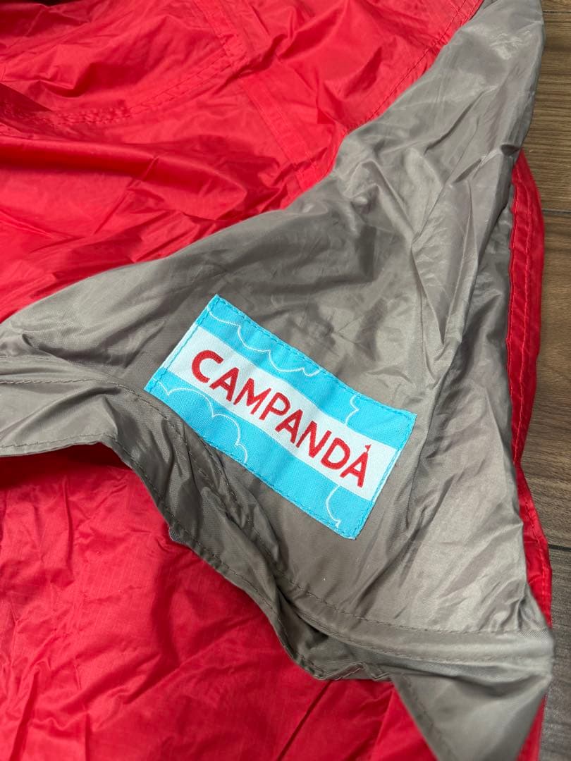 テンマク　CAMPANDA テント タープ　セット　赤　廃盤品