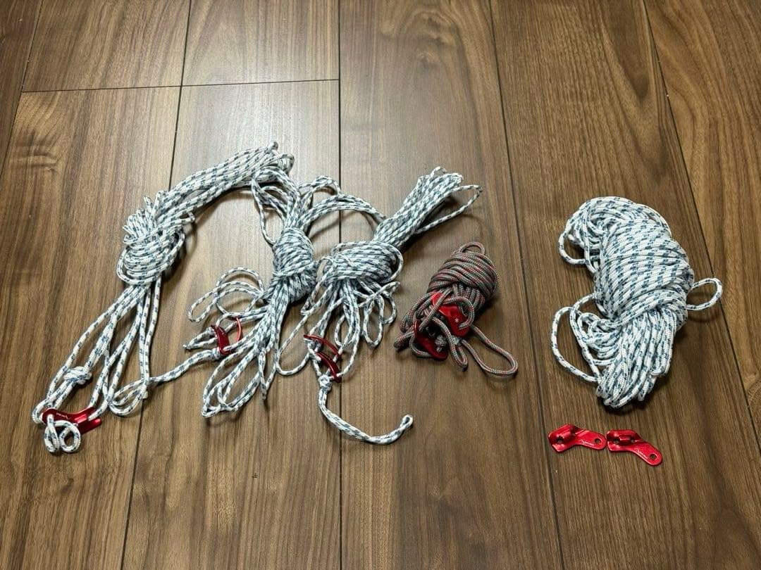 テンマク　CAMPANDA テント タープ　セット　赤　廃盤品