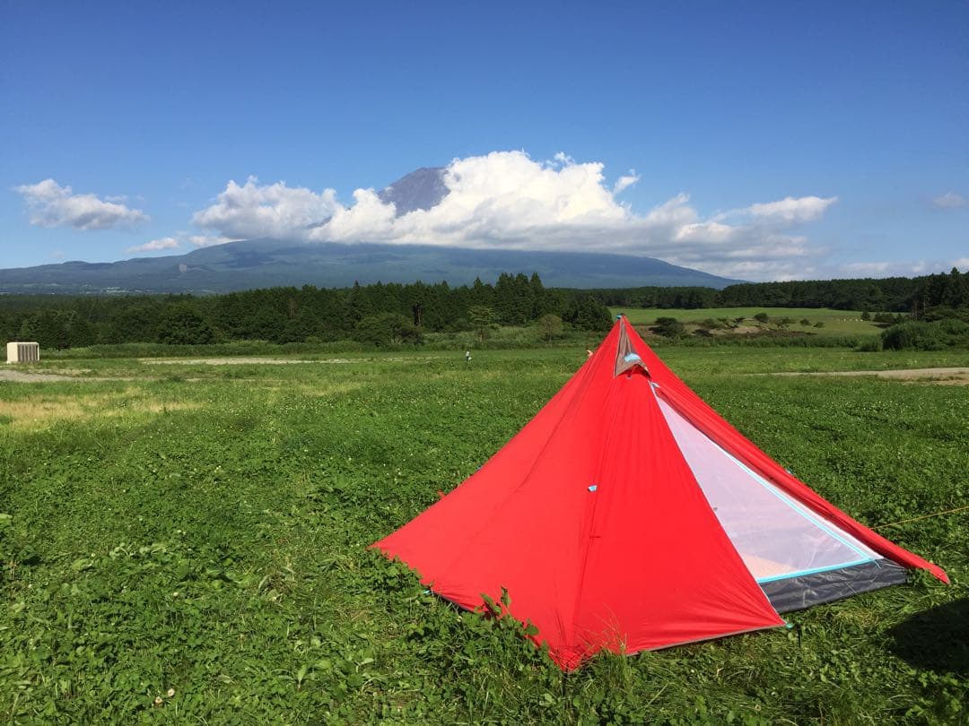 テンマク　CAMPANDA テント タープ　セット　赤　廃盤品