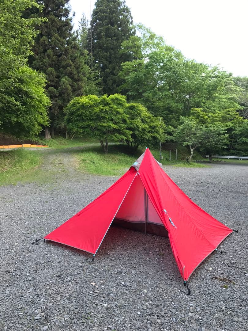 テンマク　CAMPANDA テント タープ　セット　赤　廃盤品