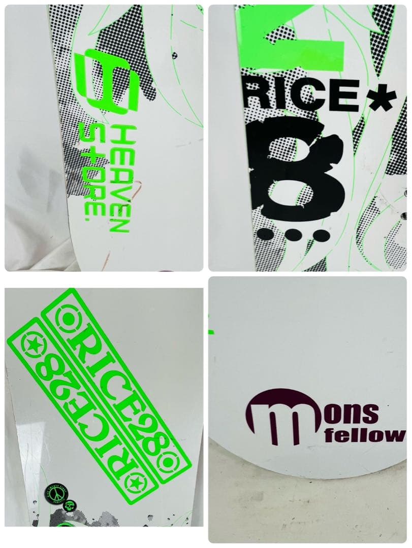 【良品】 RICE28 ライス28 約155cm スノーボード 板