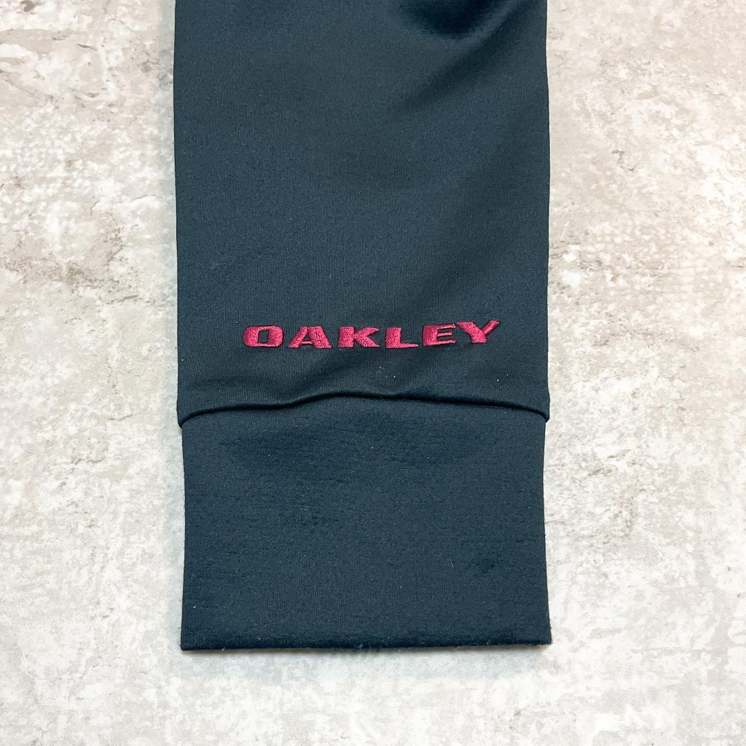 OAKLEY キルティング 切替 ダブルジップパーカー ブルゾン ゴルフ XL