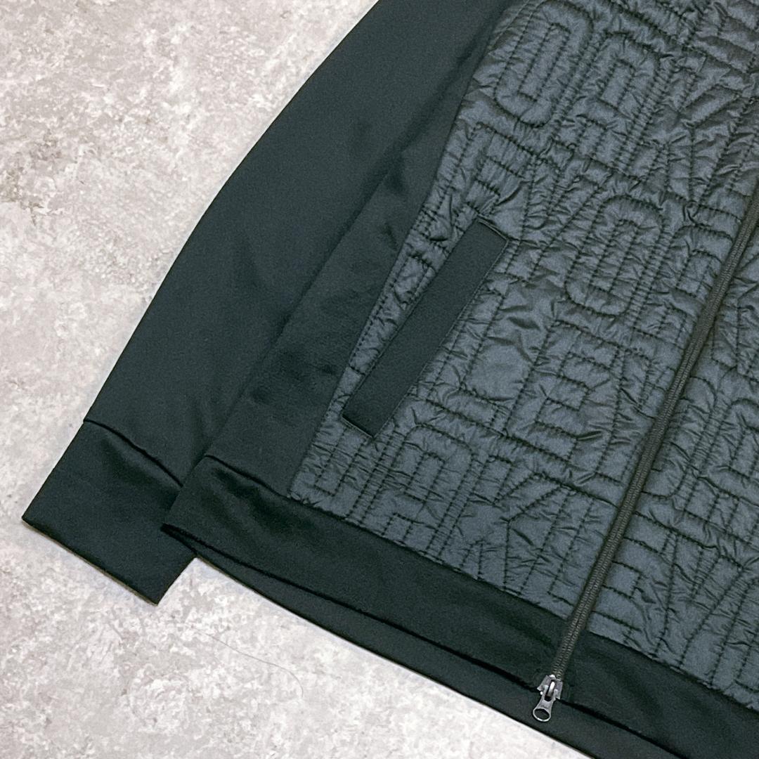 OAKLEY キルティング 切替 ダブルジップパーカー ブルゾン ゴルフ XL