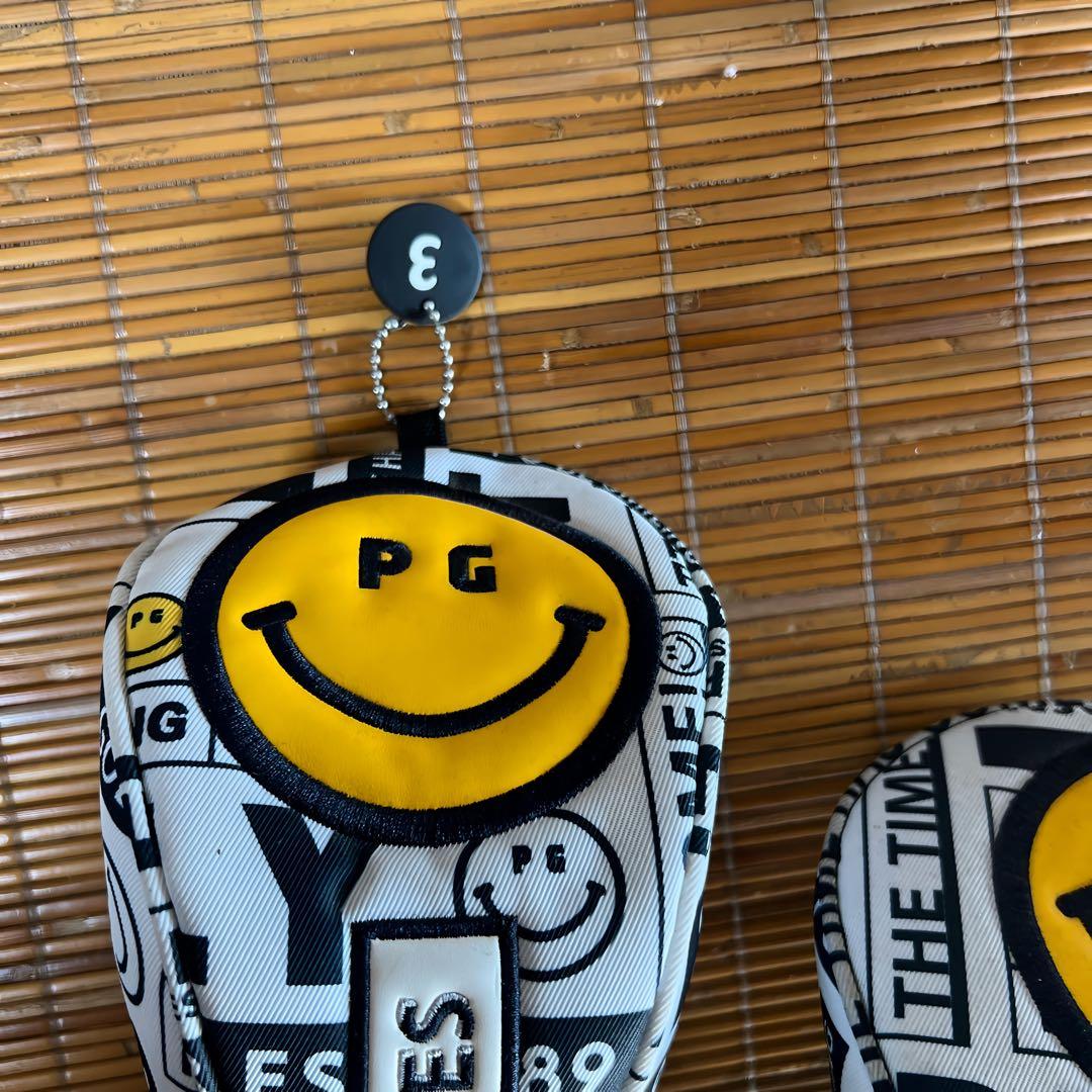 PEARLY GATES キャディバッグ スマイリー限定品 ヘッドカバー各種