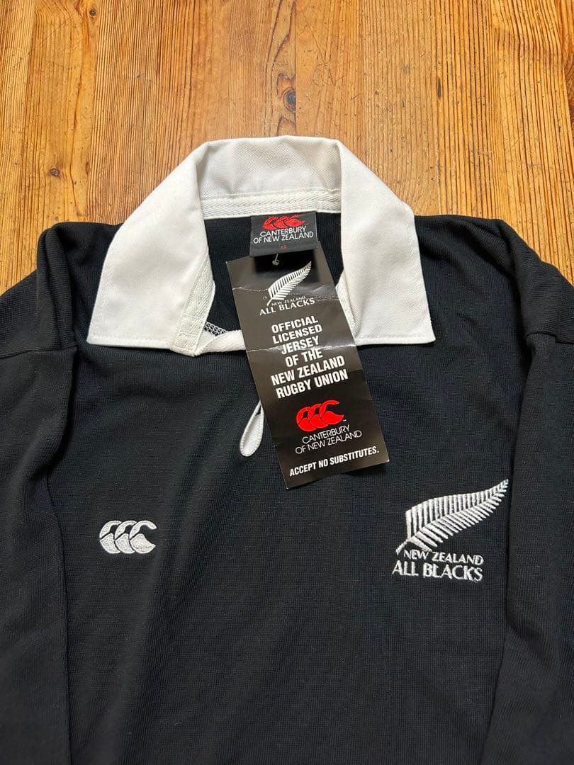 Canterbury of New Zealandオールブラックス ラガーシャツ