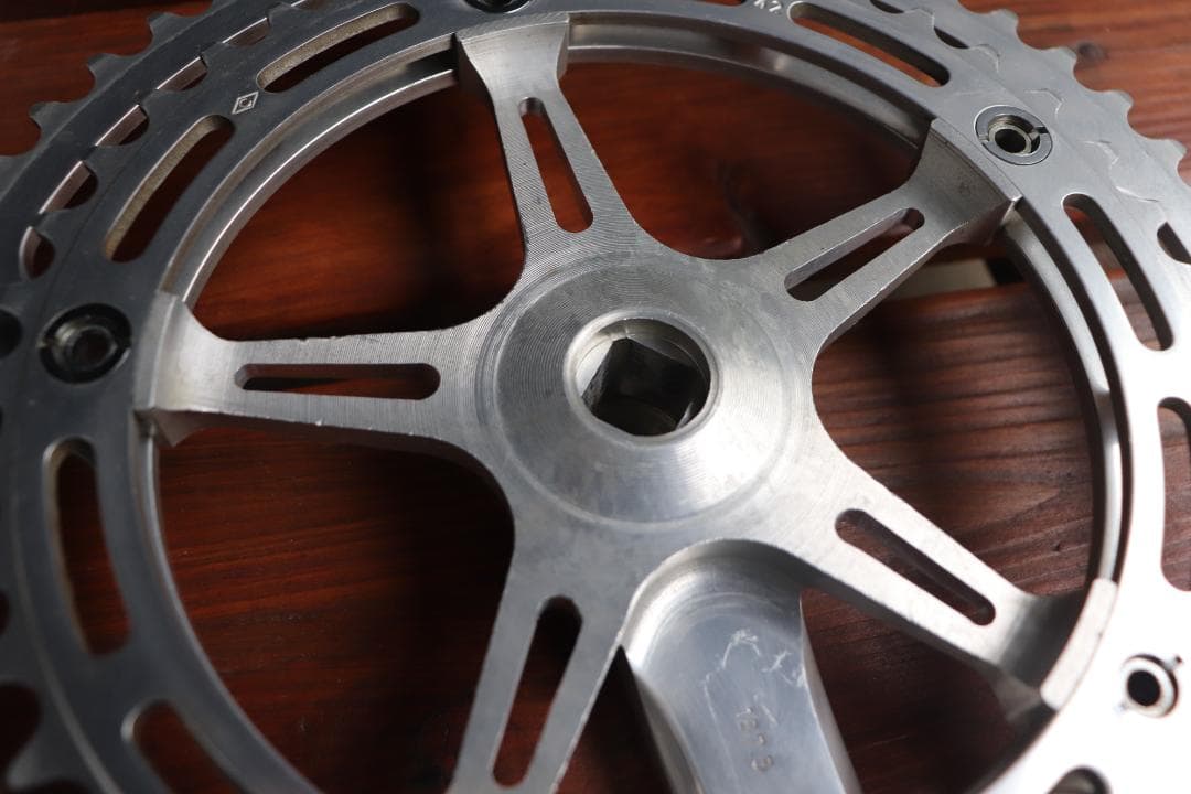 【希少!!】DE ROSA刻印 肉抜きクランク Campagnolo　カンパ
