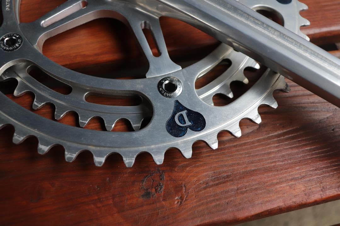 【希少!!】DE ROSA刻印 肉抜きクランク Campagnolo　カンパ